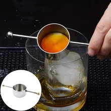 Sjússamælir 30ml. Stainless steel veltimælir.