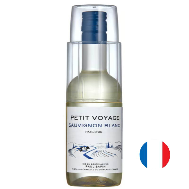 Petit Voyage Sauvignon Blanc 187ml með glasi