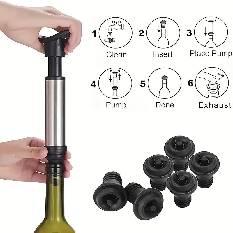 Lofttæmingarpumpa (15 tappar)