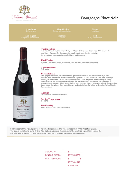 Naudin Varrault Bourgogne Pinot Noir 2021