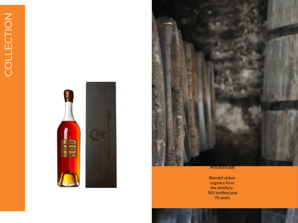 Cognac Pierre de Segonzac Grande Champagne 1st cru Ancestrale - Sérpöntun -