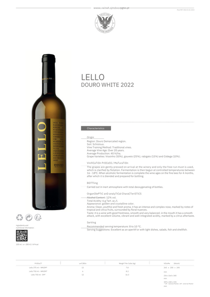 LELLO DOURO WHITE