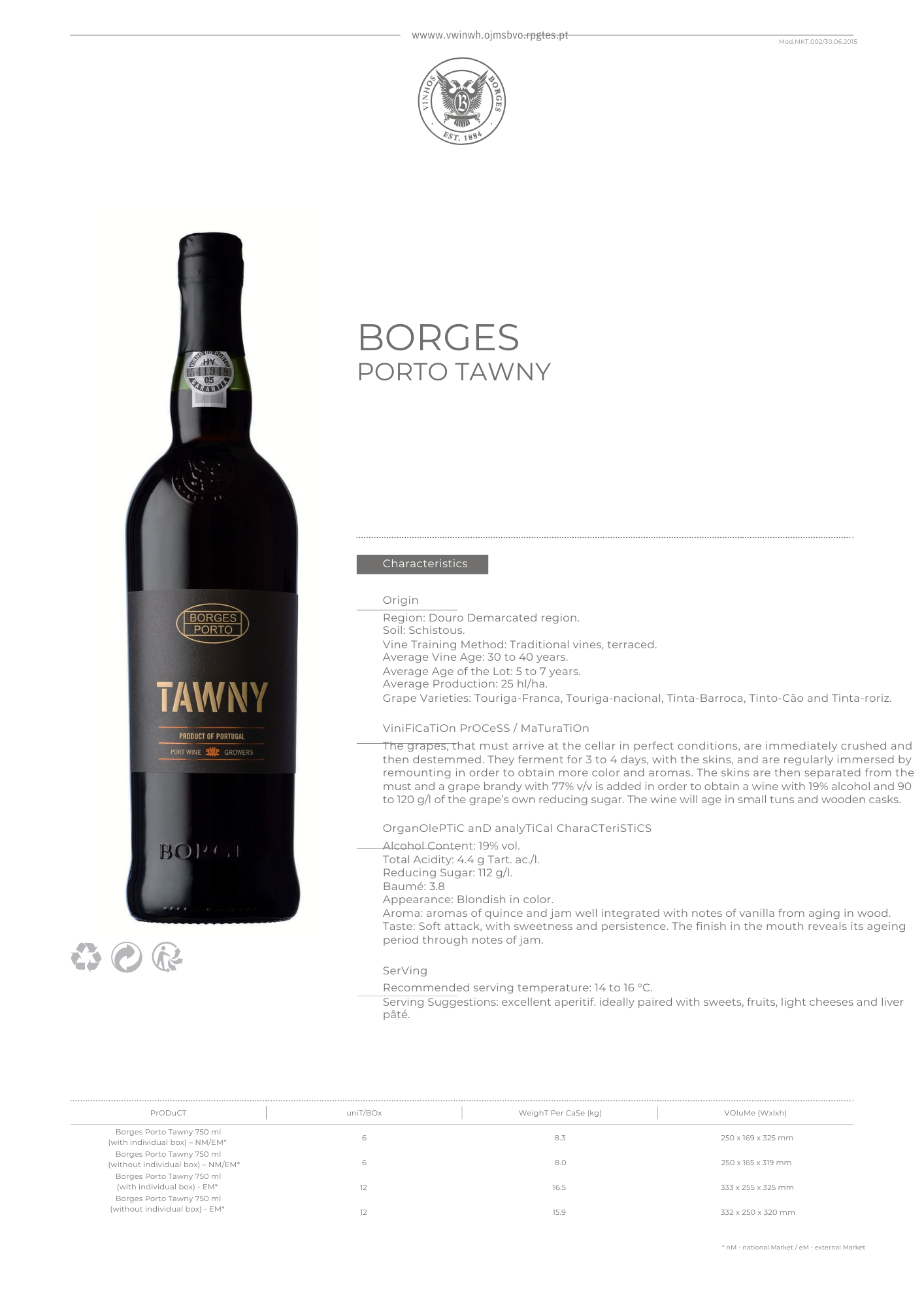 Borges Porto Tawny