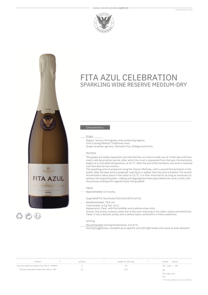 FITA AZUL CELEBRATION SPARKLING WINE RESERVE MEDIUM-DRY