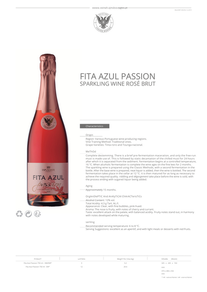 FITA AZUL PASSION SPARKLING WINE ROSÉ BRUT