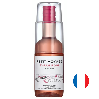 Petit Voyage Syrah Rosé  187ml með glasi