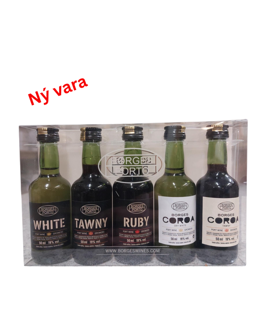 Borges port fimm í pakka (White + Tawny + Ruby + Coroa Tawny + Coroa Dry White)