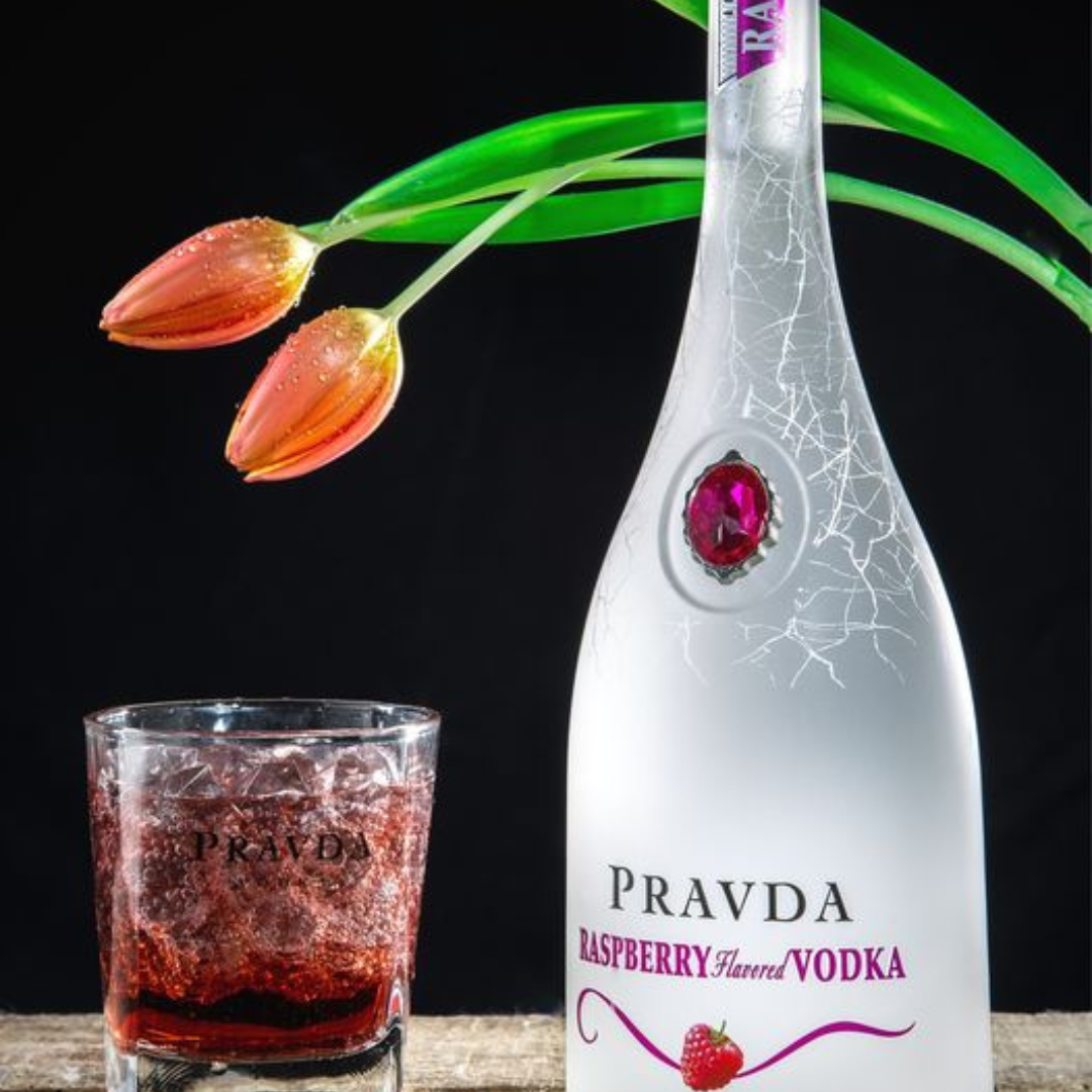 Pravda rasberry vodka