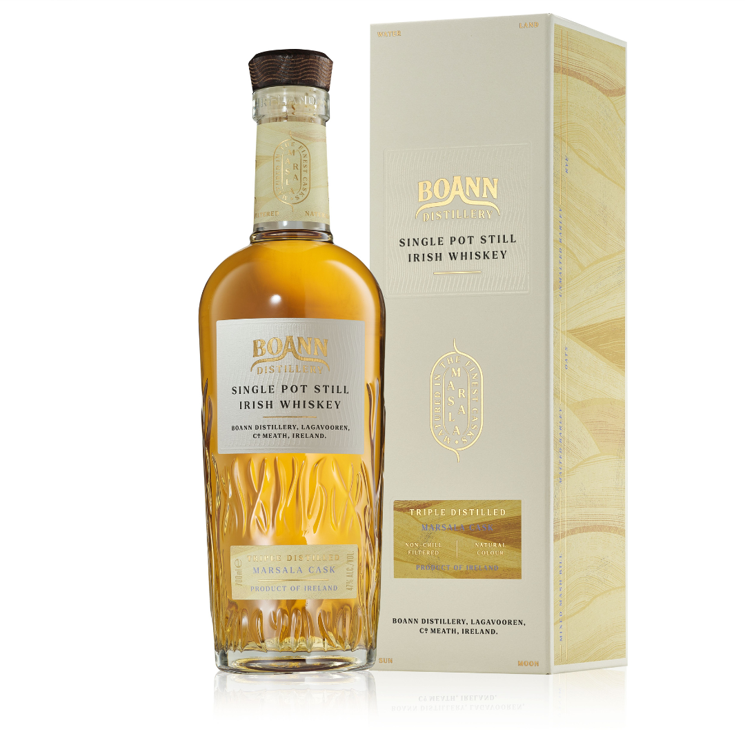 Boann Single Pot Still Irish Whiskey Marsala Cask